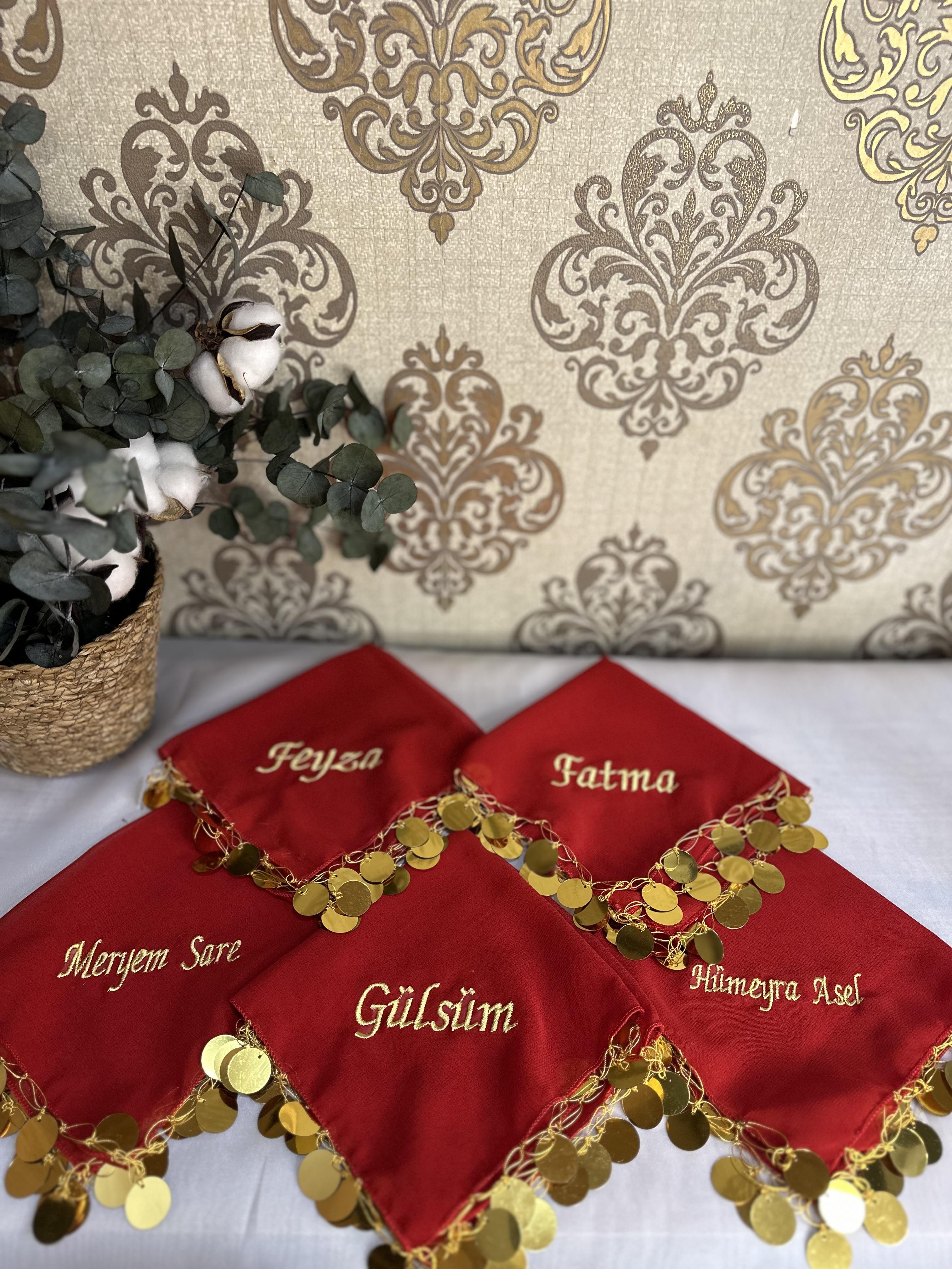 ŞİFON İŞLEME MENDİL