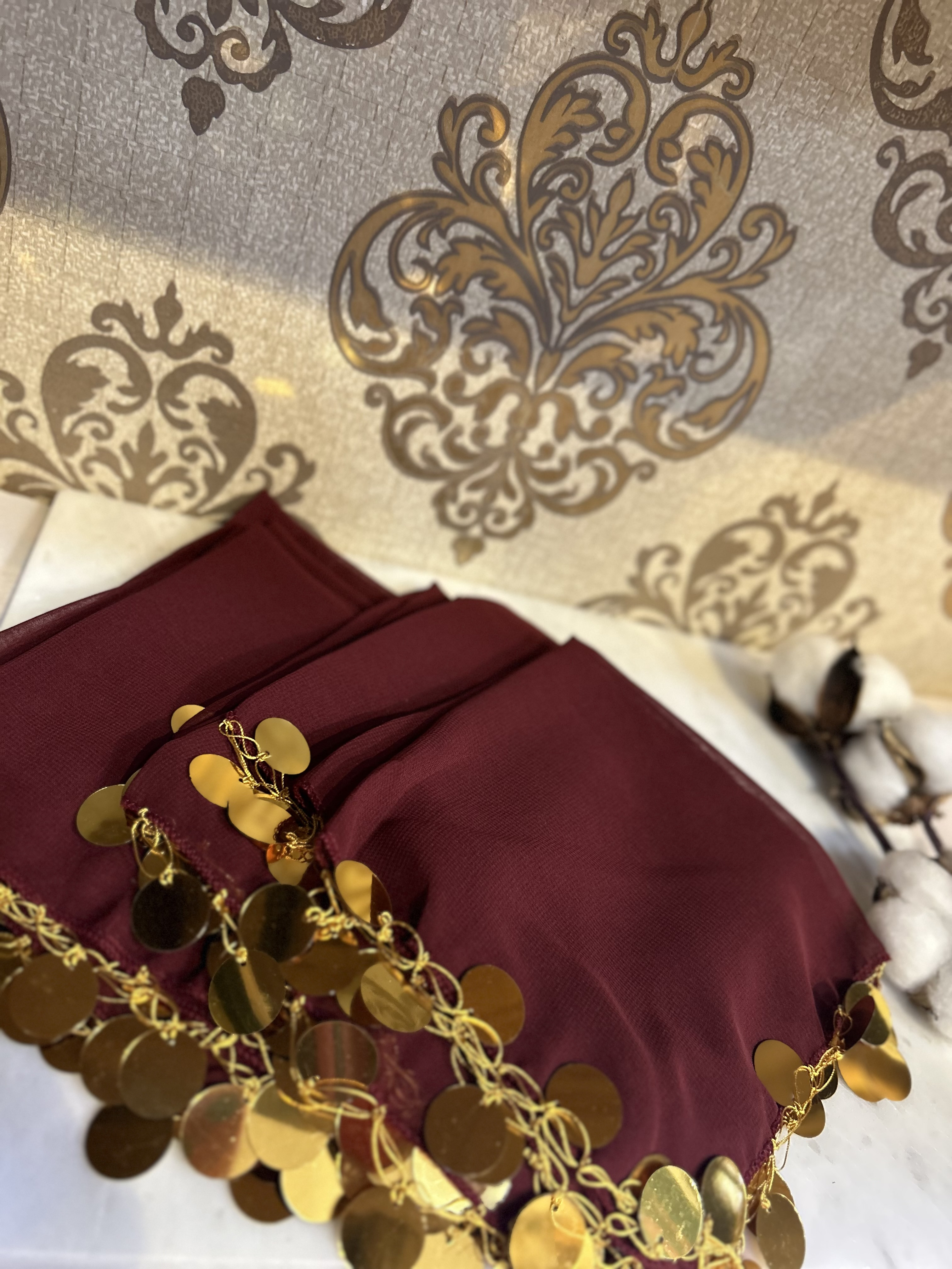 ŞİFON PULLU MENDİL