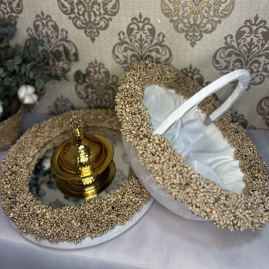 PITIRCIK SEPET TEPSİ (GOLD)