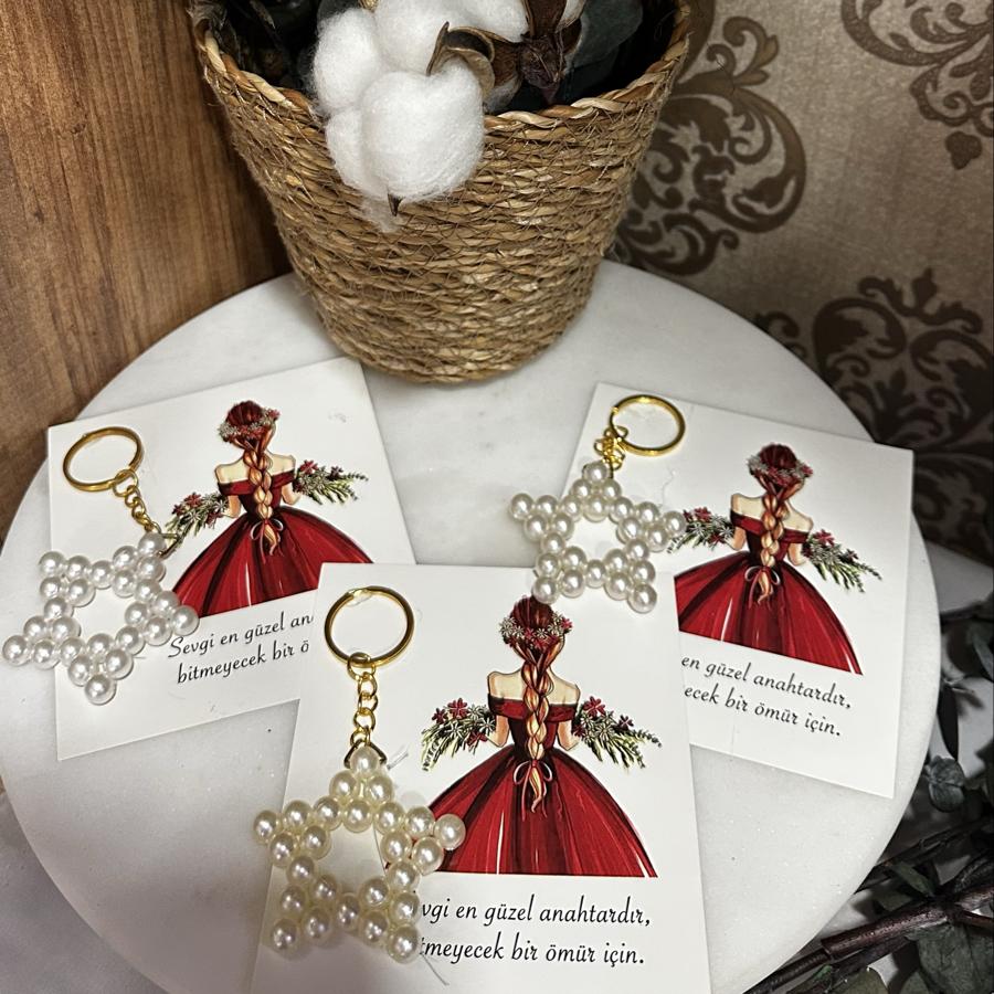 YILDIZ KARTLI ANAHTARLIK