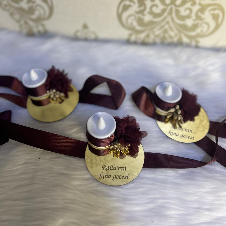 FLEXİ İSİMLİ LEDLİ MUM