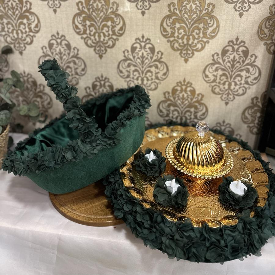 LAZERLİ SEPET TEPSİ SETİ