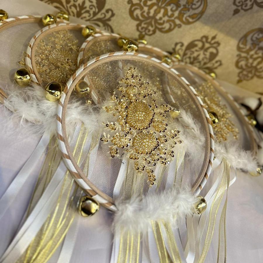 NEDİME DEFİ KASNAK APLİK İŞLEMELİ