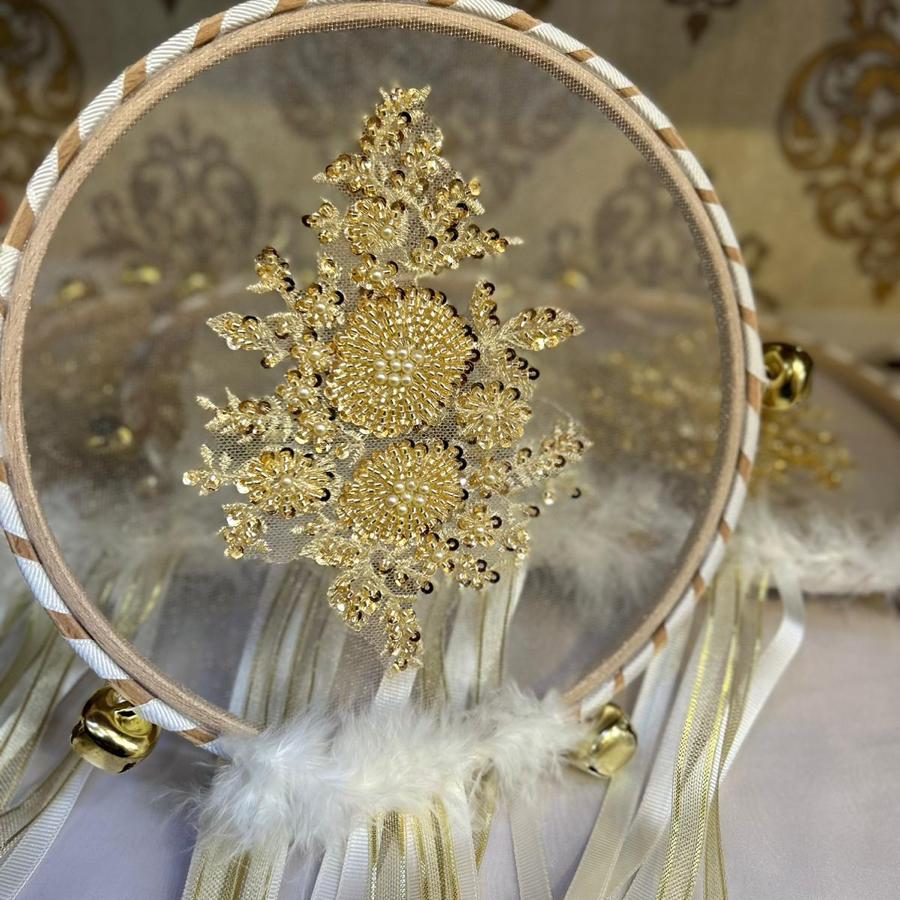 NEDİME DEFİ KASNAK APLİK İŞLEMELİ