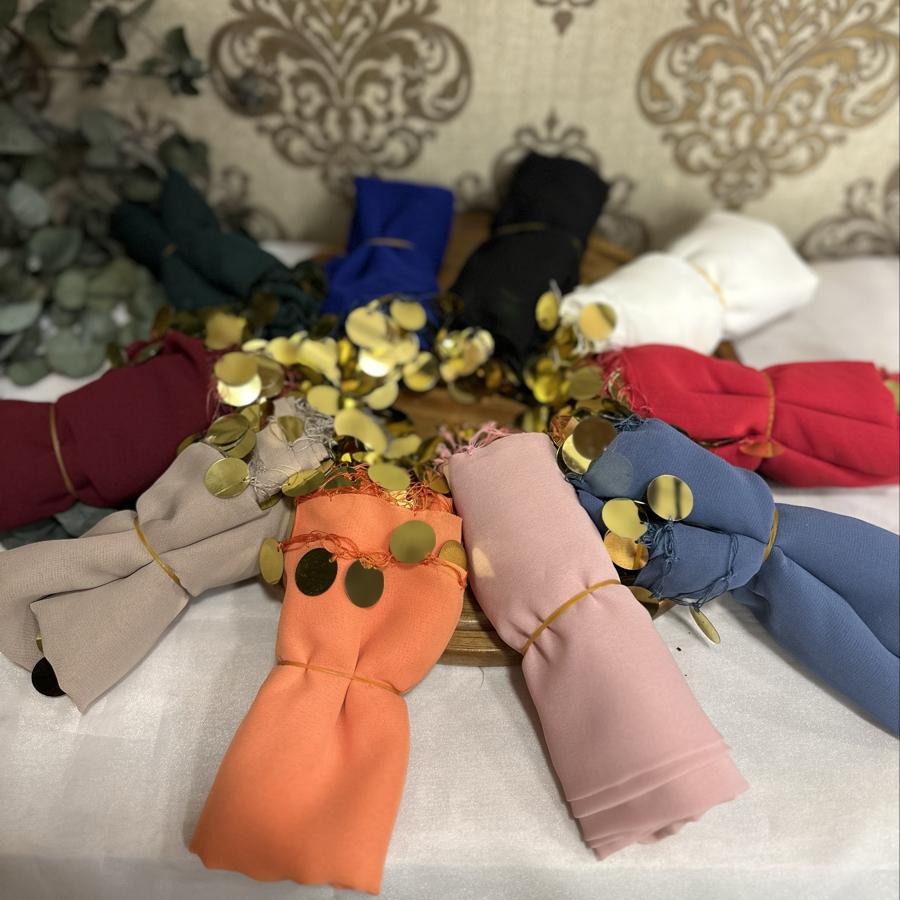 ŞİFON PULLU MENDİL (10LU)