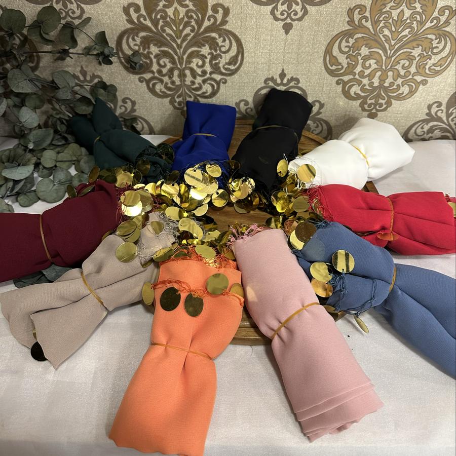 ŞİFON PULLU MENDİL (10LU)